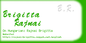 brigitta rajnai business card
